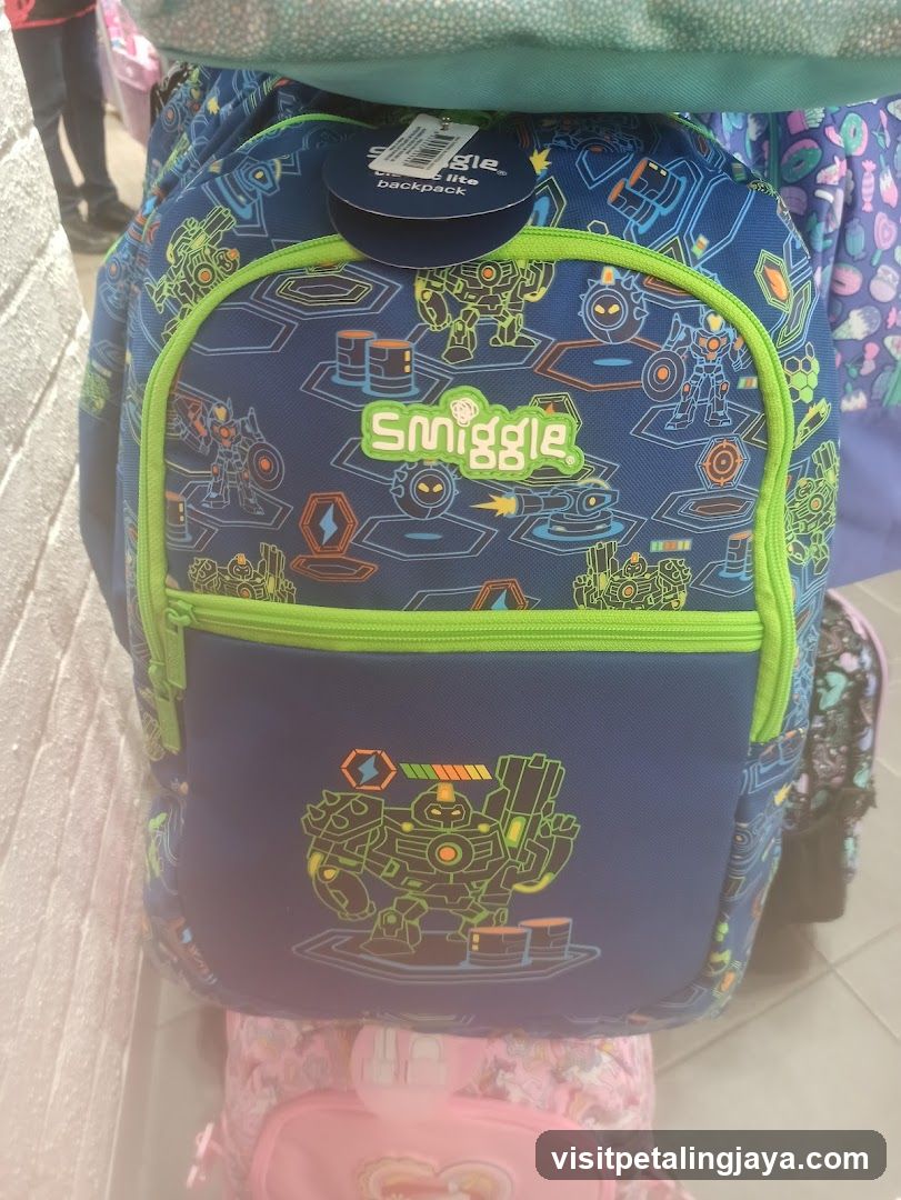 Smiggle Backpack Display