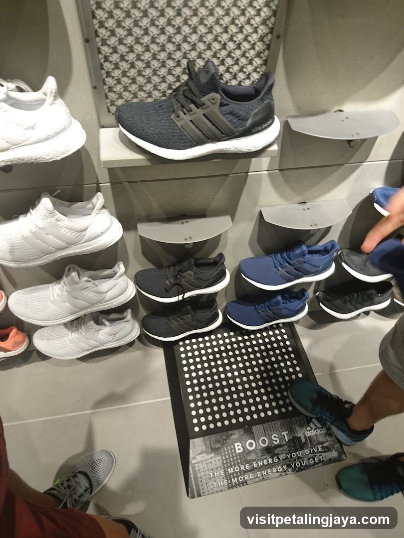 Adidas Shoe Display