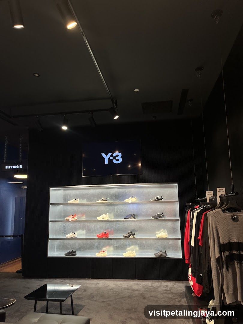 Y-3 Store Interior Display