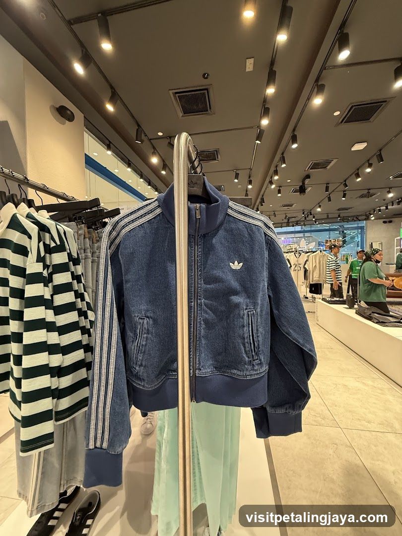 Adidas Denim Jacket Display