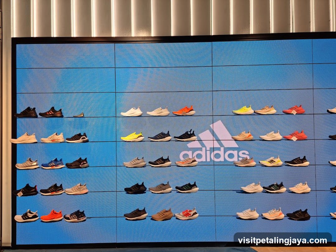 Adidas Shoe Display Wall