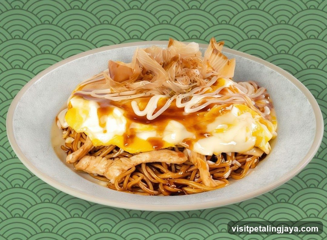 Noodle Dish with Egg and Toppings