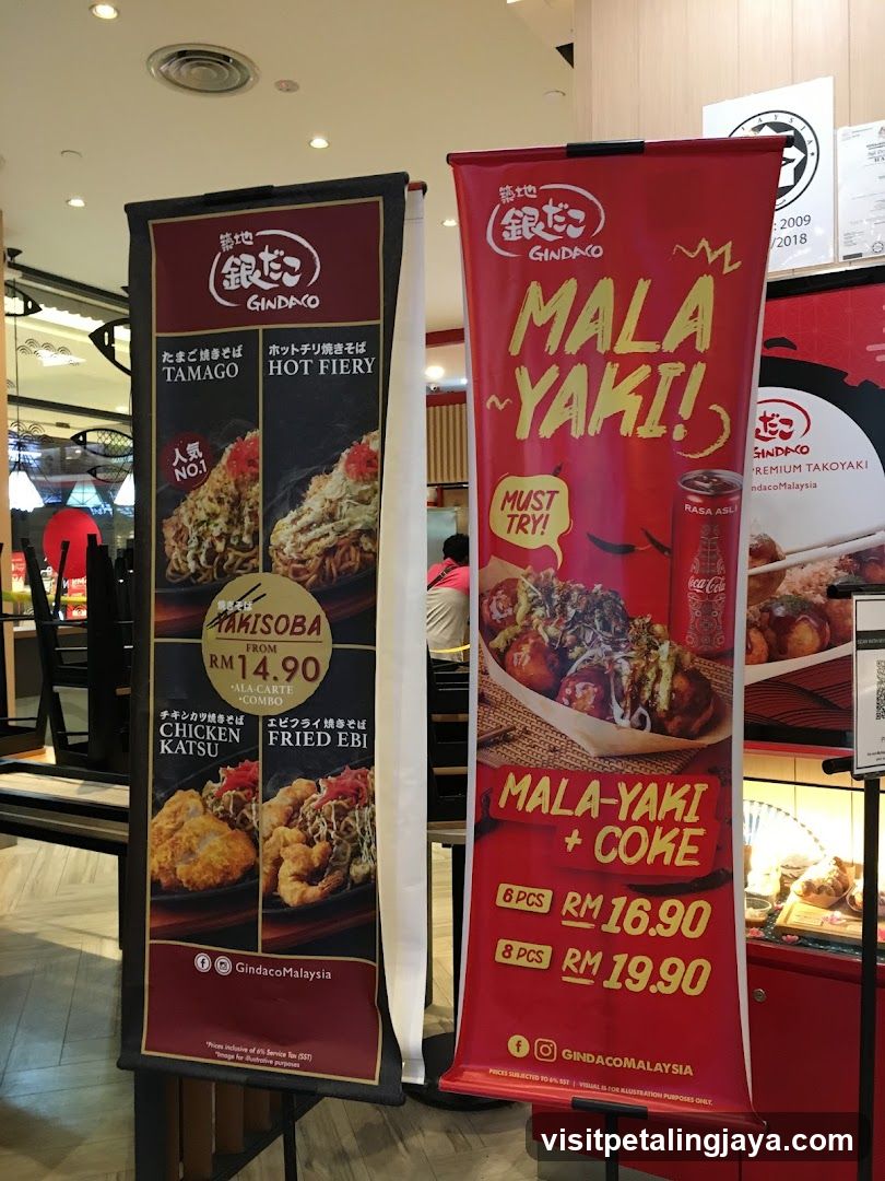 Gindaco Promotional Banners