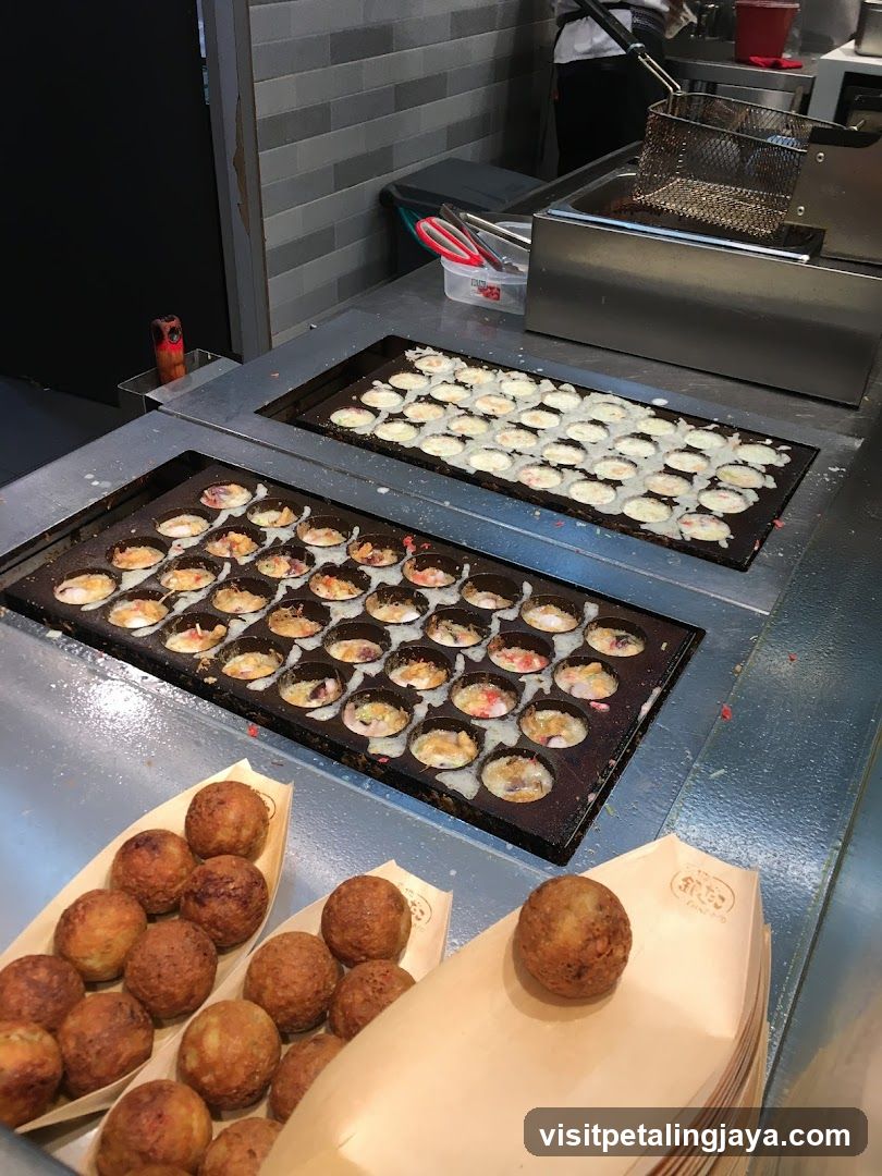 Okonomiyaki and Donut Preparation Station