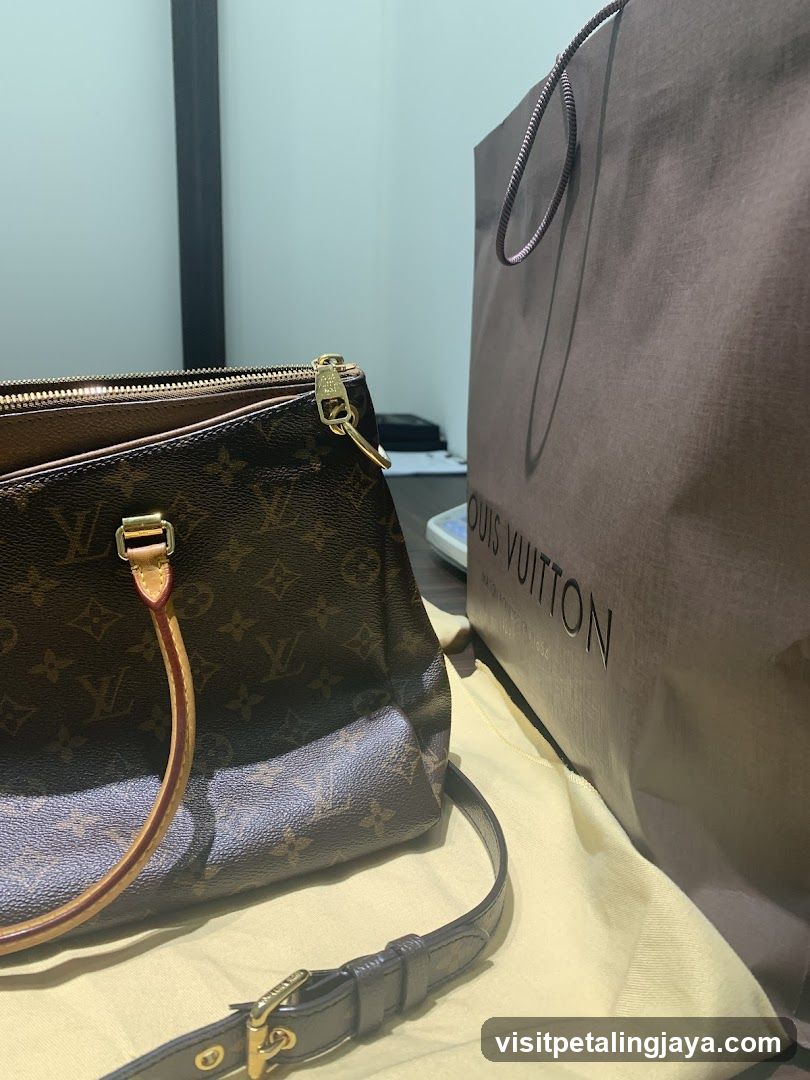 Louis Vuitton Bag and Shopping Bag