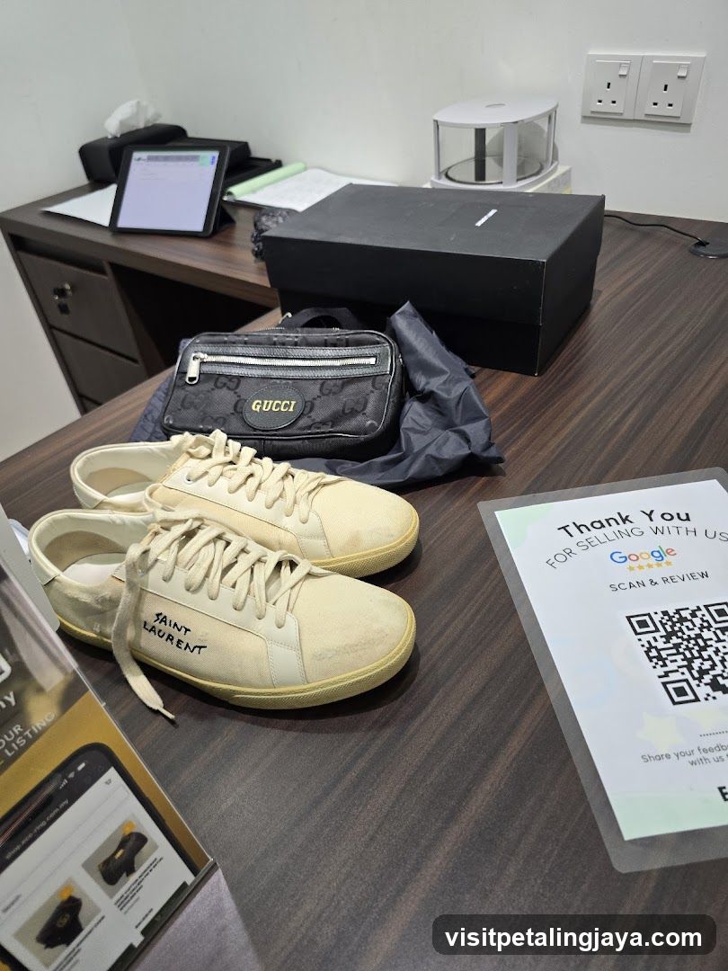 Luxury Goods Display on Desk