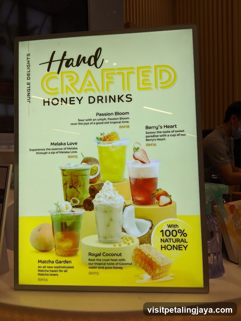 Hand Crafted Honey Drinks Menu