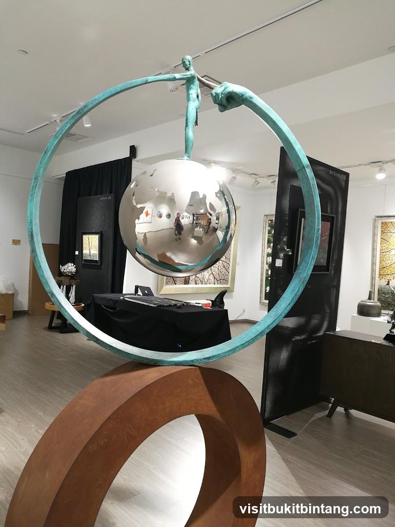 Sculpture in an Art Gallery