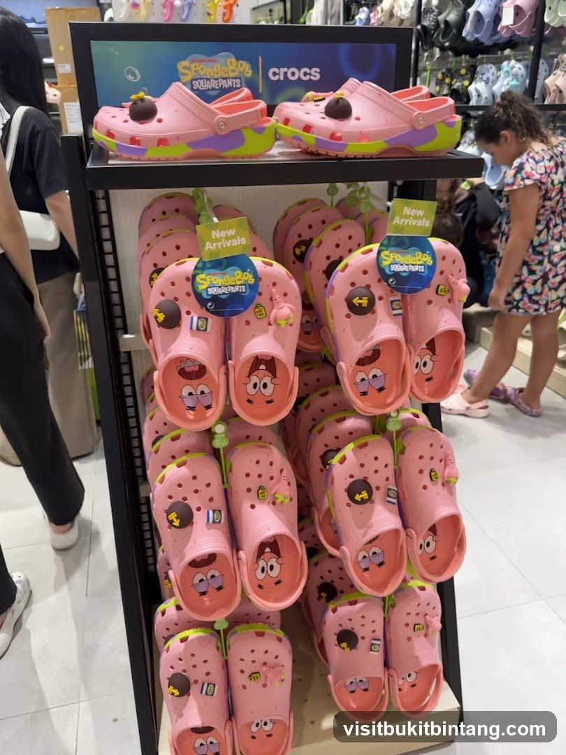 SpongeBob SquarePants Crocs Display