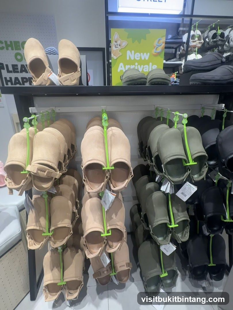 Crocs Shoes Display