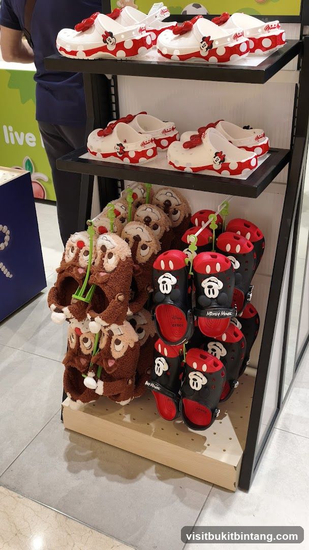 Disney Themed Footwear Display