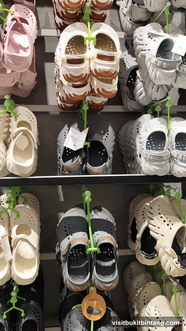 Crocs Shoes Display