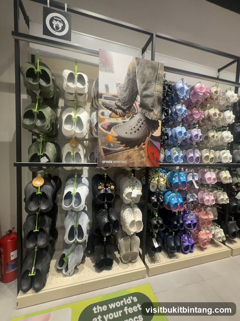 Crocs Shoe Display