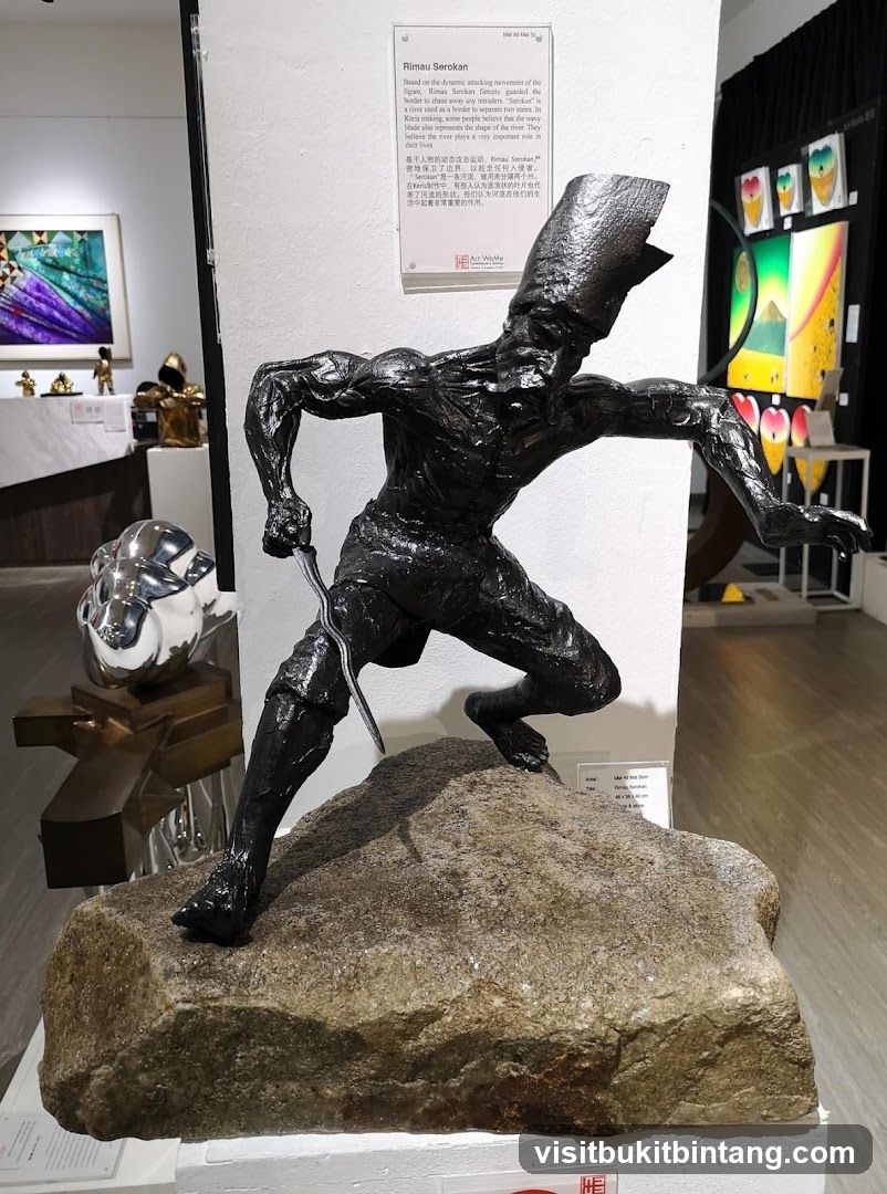 Sculpture of a warrior