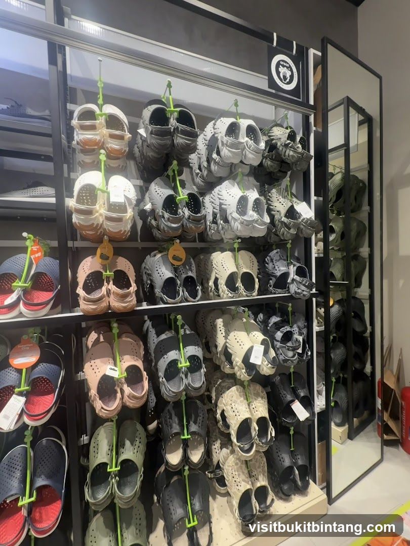 Crocs Shoes Display