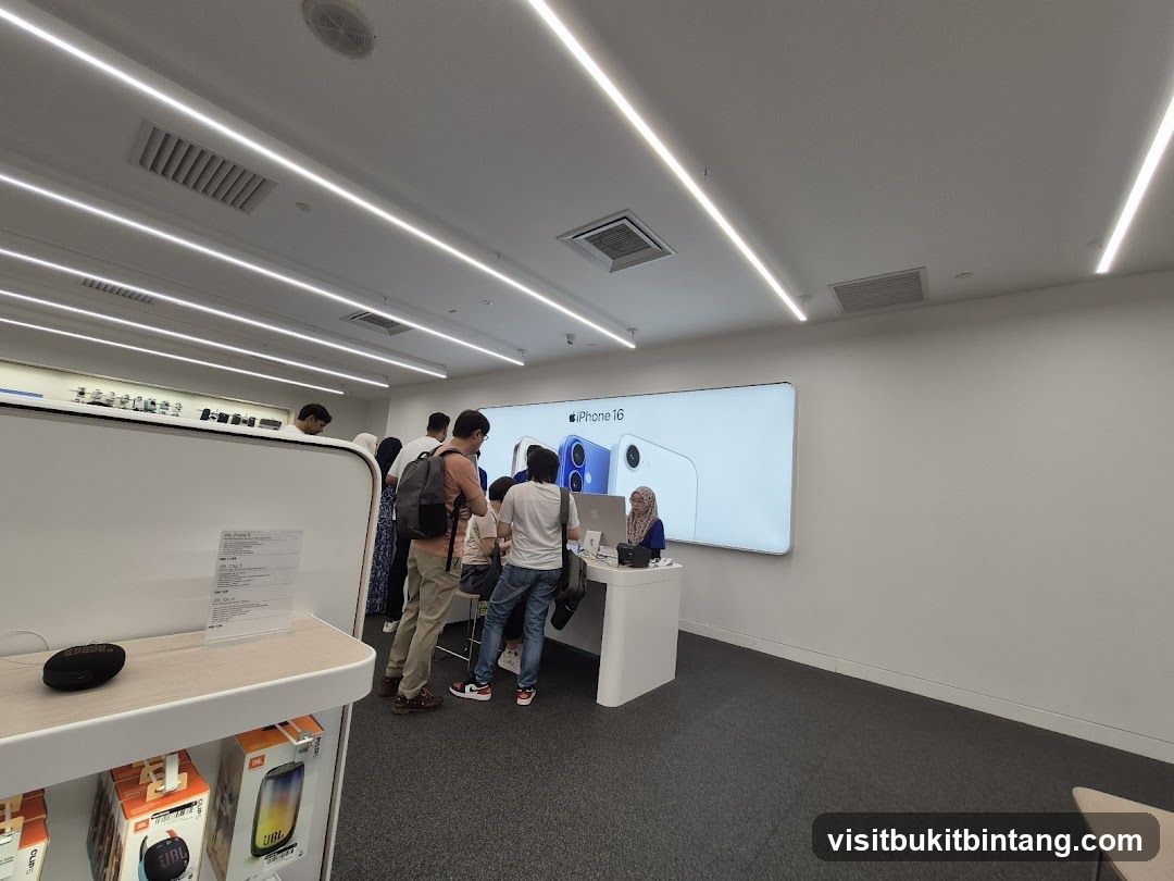 Electronics Store Interior