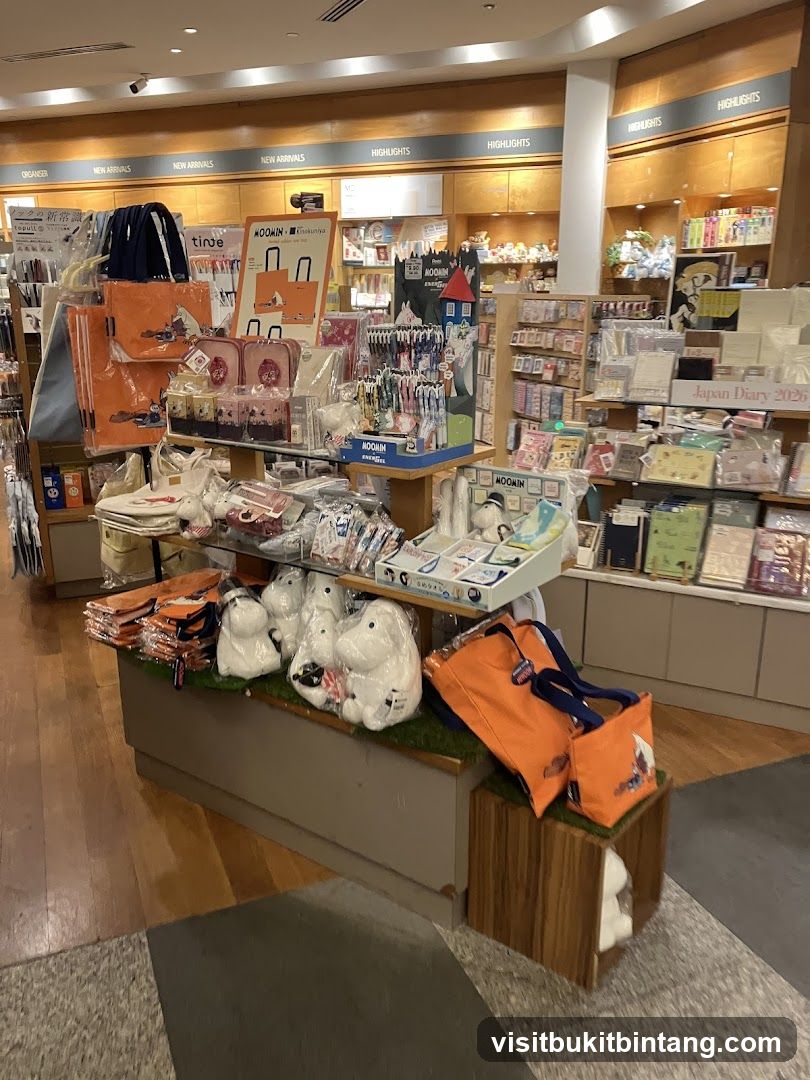 Moomin Merchandise Display