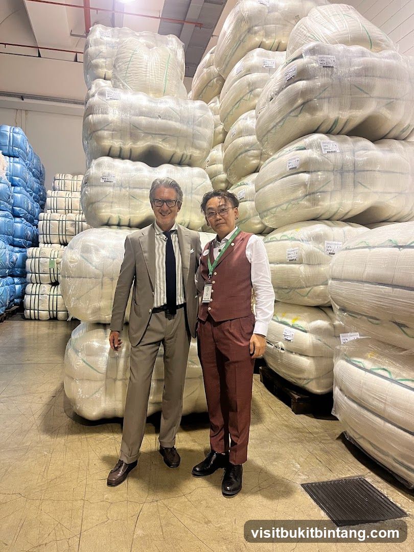 Two Men Posing in a Warehouse