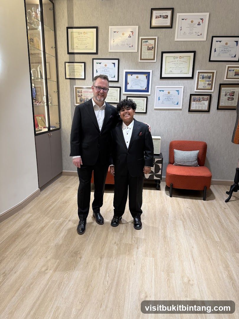 Two people in suits