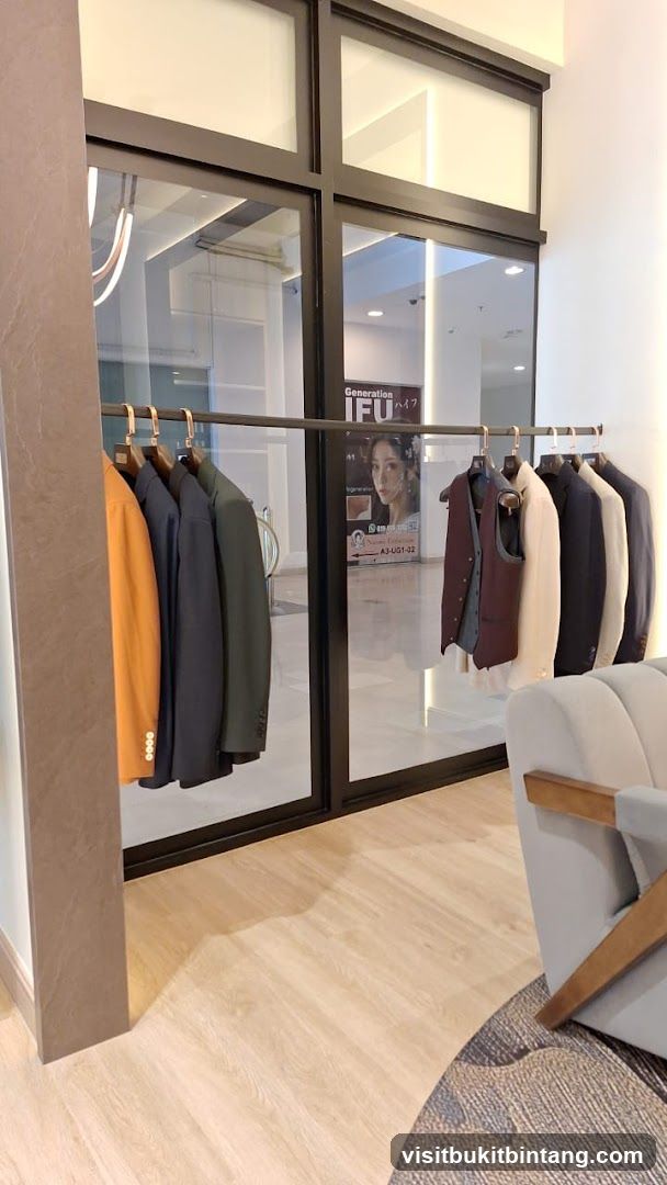 Clothing Rack with Jackets and Vest