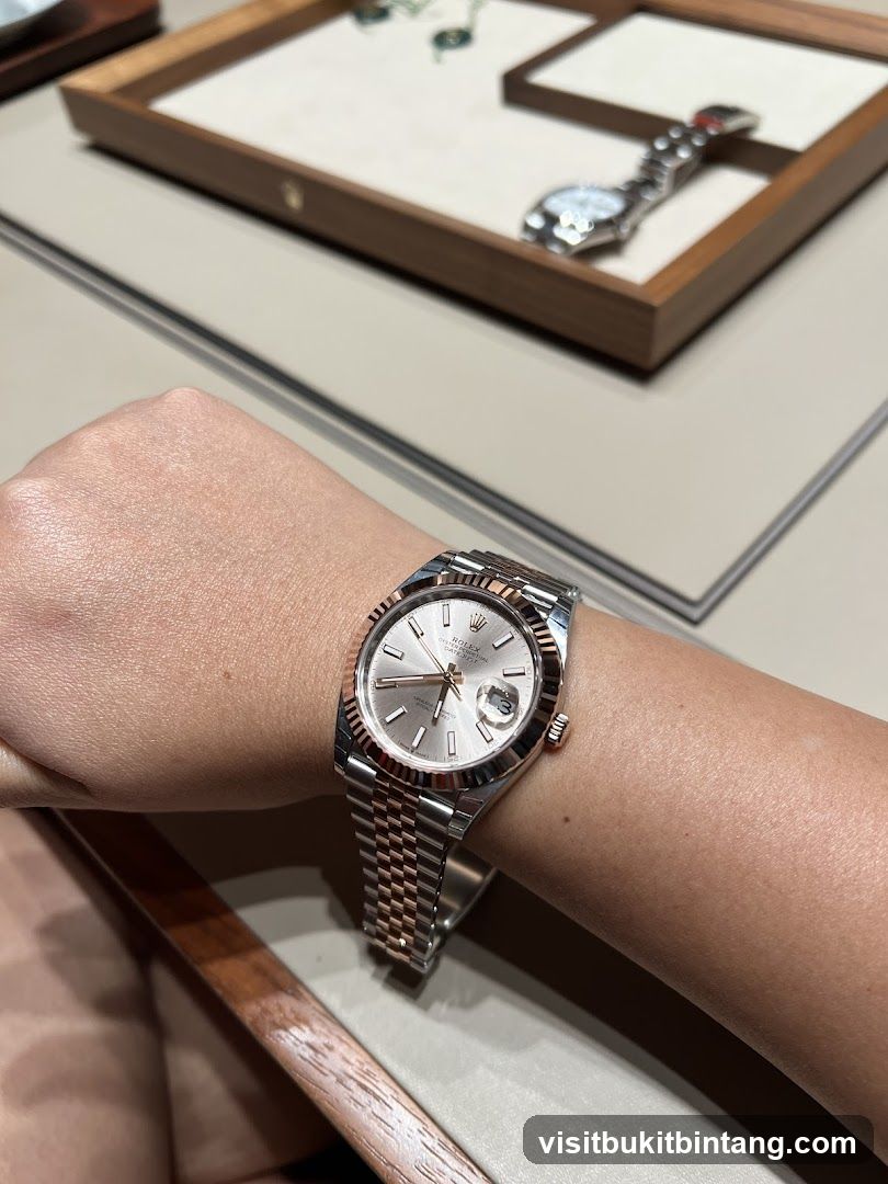 Rolex Watch on Wrist