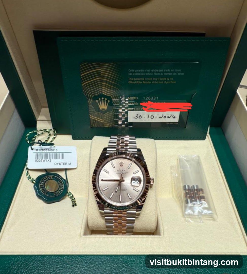 Rolex Watch with Box and Documentation