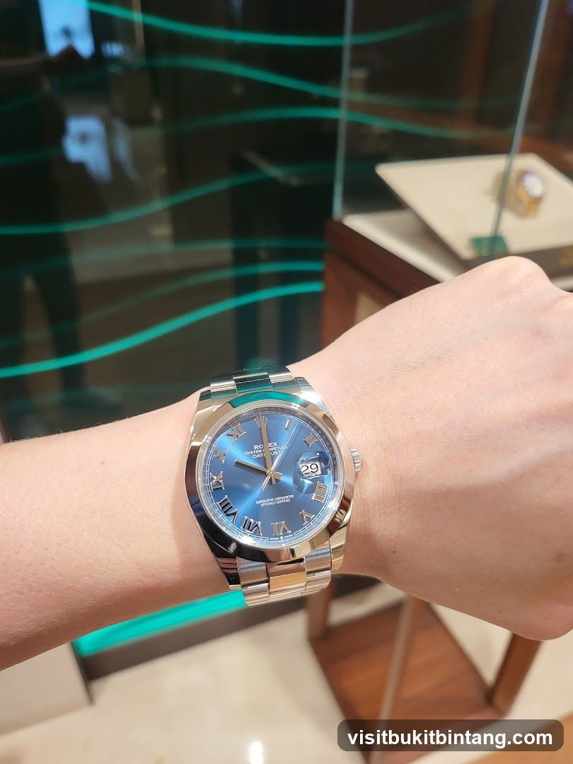 Rolex Watch on Wrist