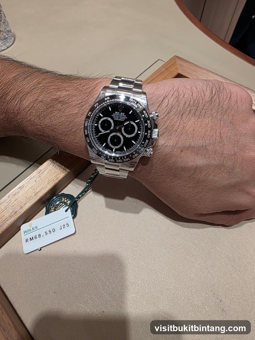 Rolex Watch on Wrist