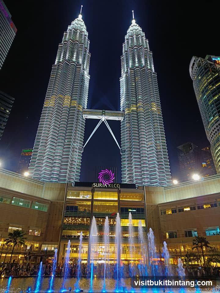 Petronas Towers and Suria KLCC at Night