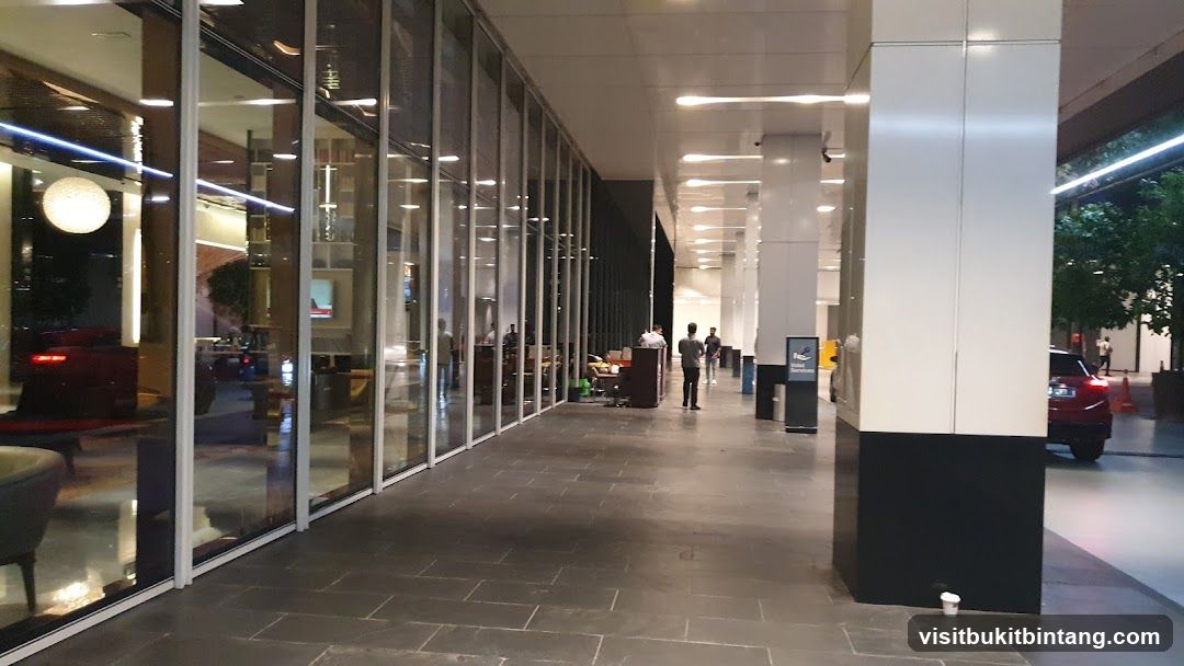 Modern Building Exterior with Reflective Glass