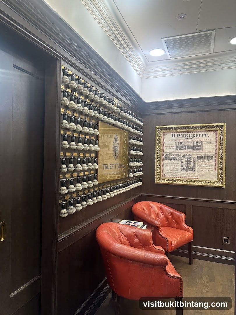 Shaving Brushes Display