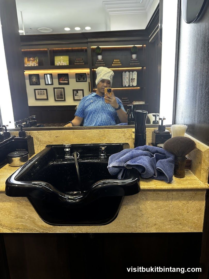 Barber shop sink area