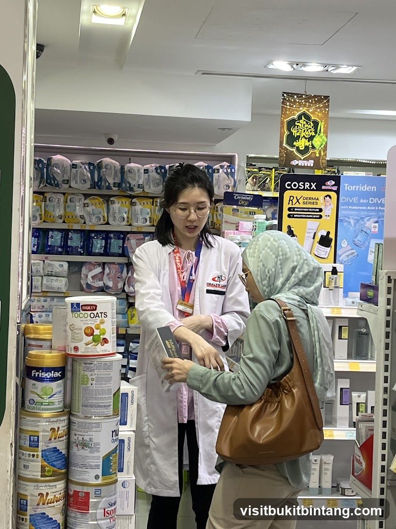 Pharmacy Staff Assisting Customer