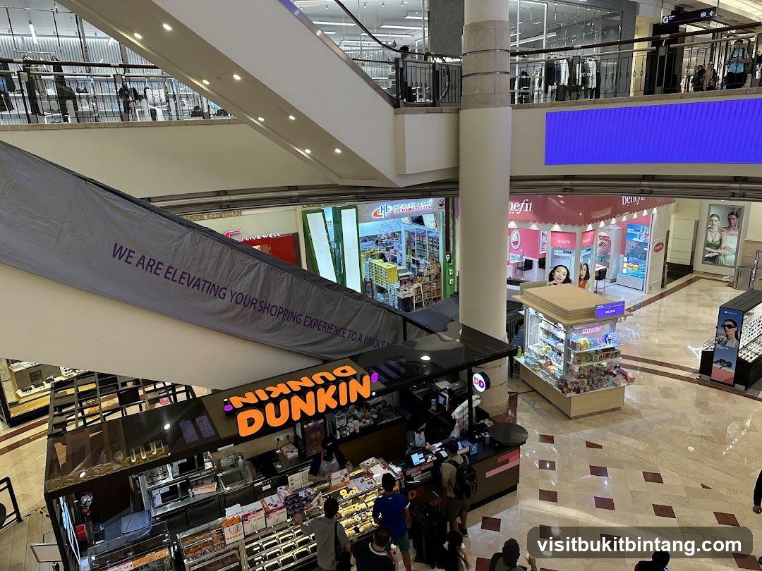 Mall Interior with Dunkin'