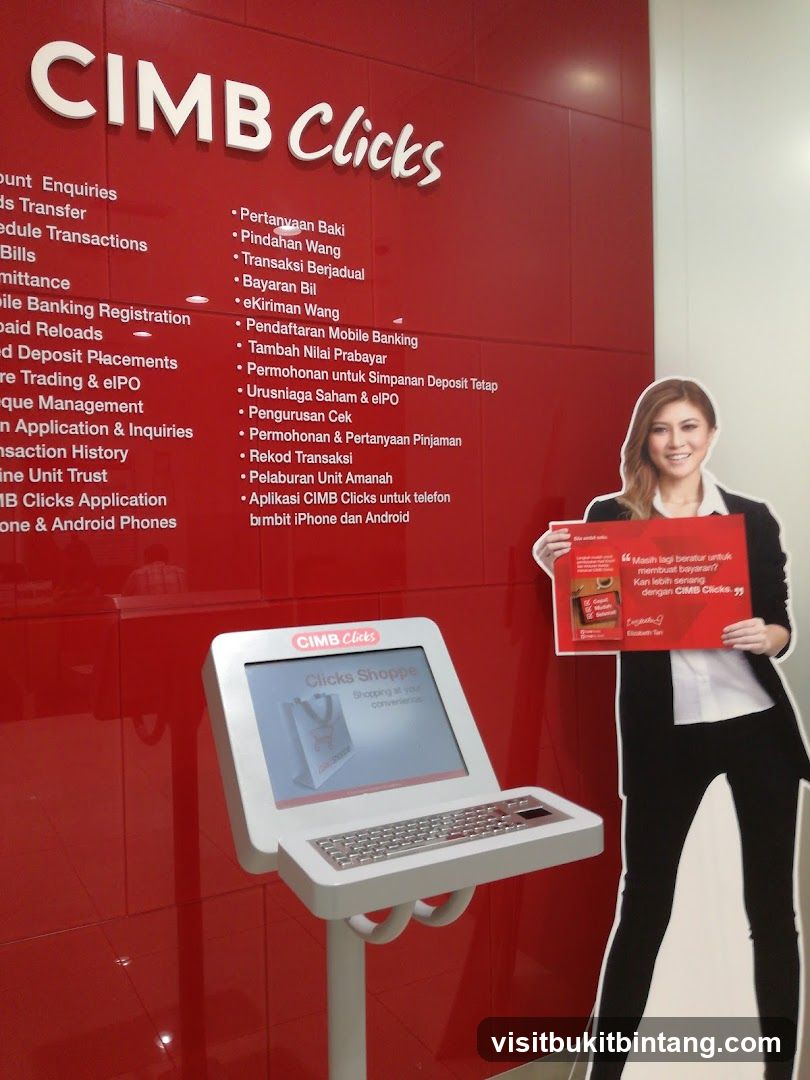 CIMB Clicks promotional display