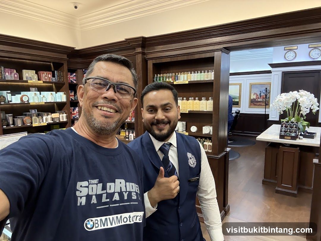 Two Men in a Grooming Shop