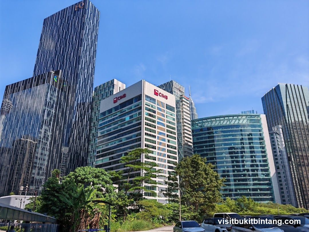 Modern Cityscape with Office Buildings