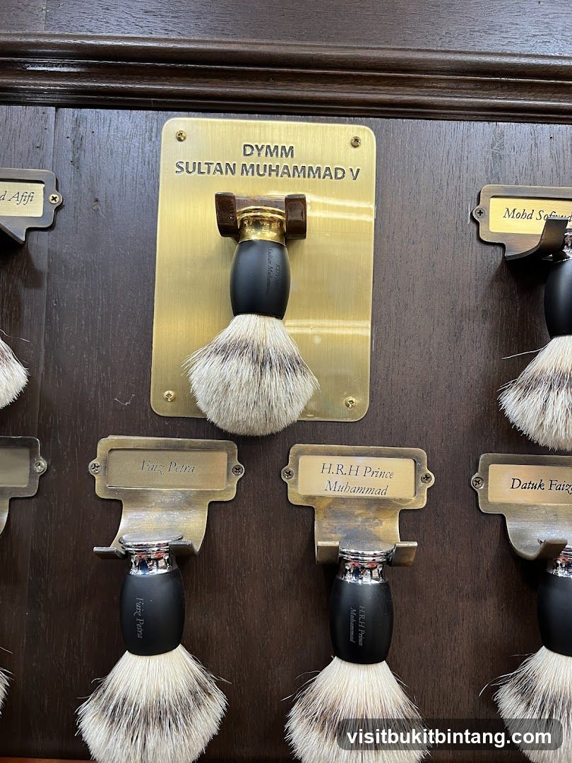 Shaving Brushes Display