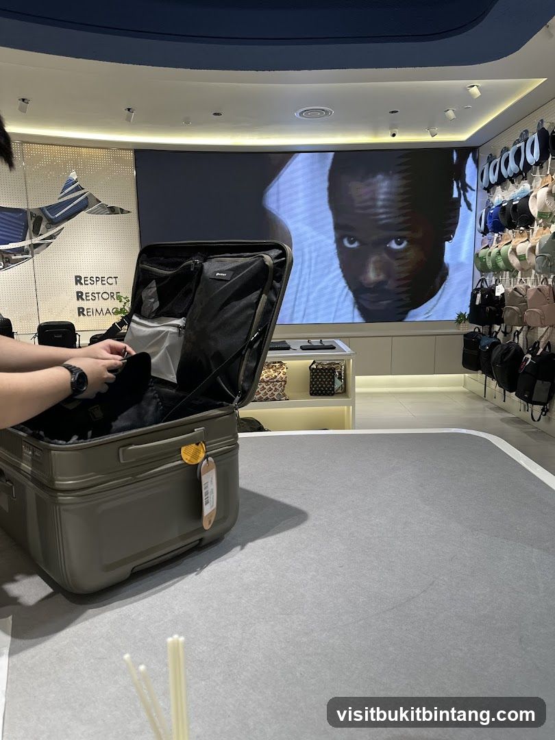 Luggage Store Display