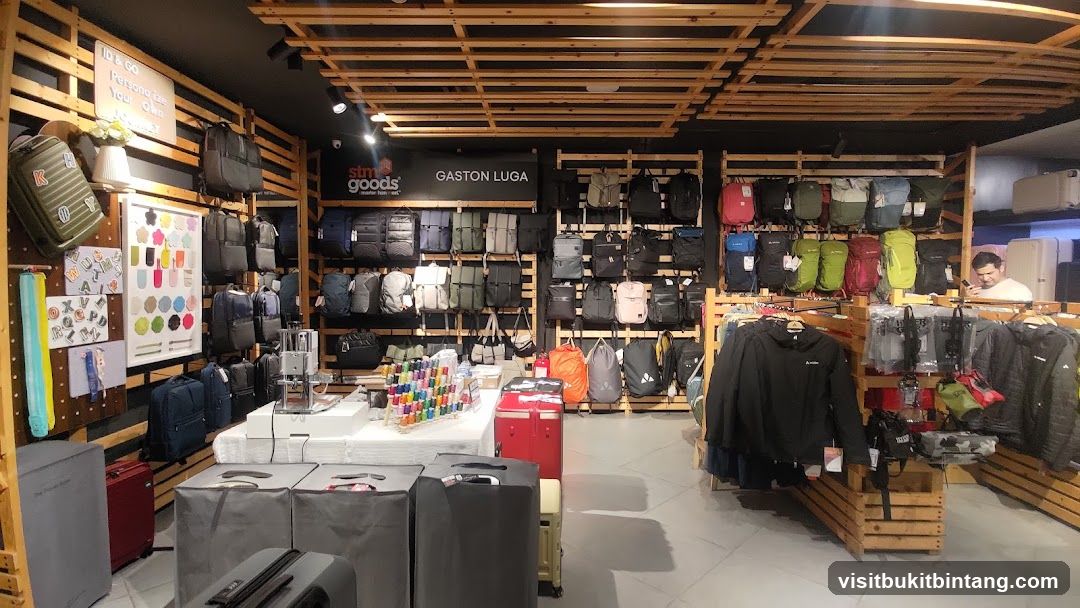 Backpack Store Interior