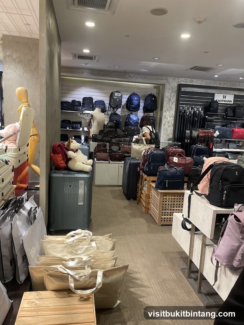 Luggage and Bags Display