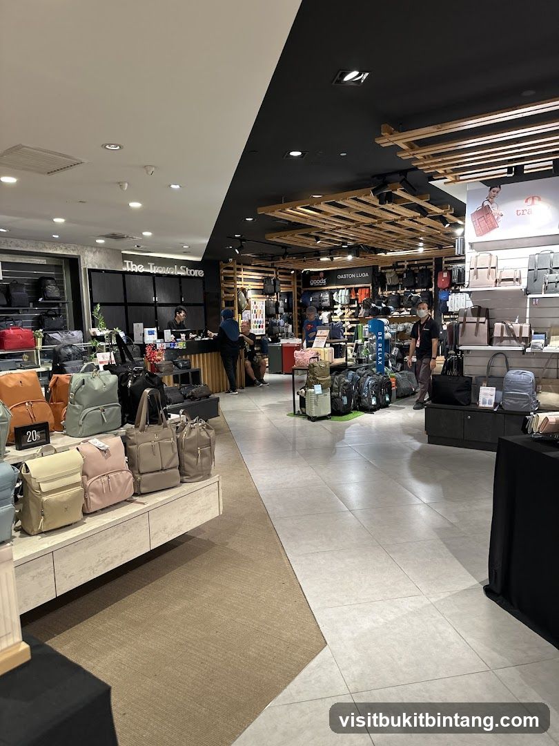 Bags and Luggage Store Interior