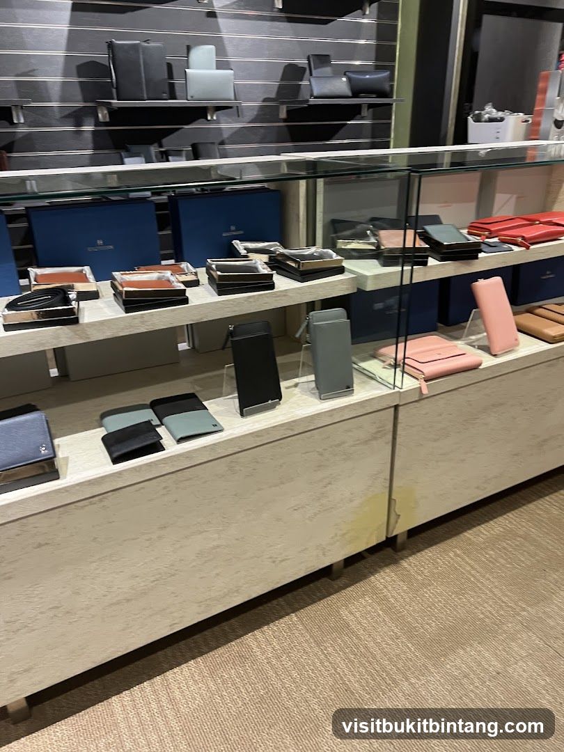 Leather Goods Display