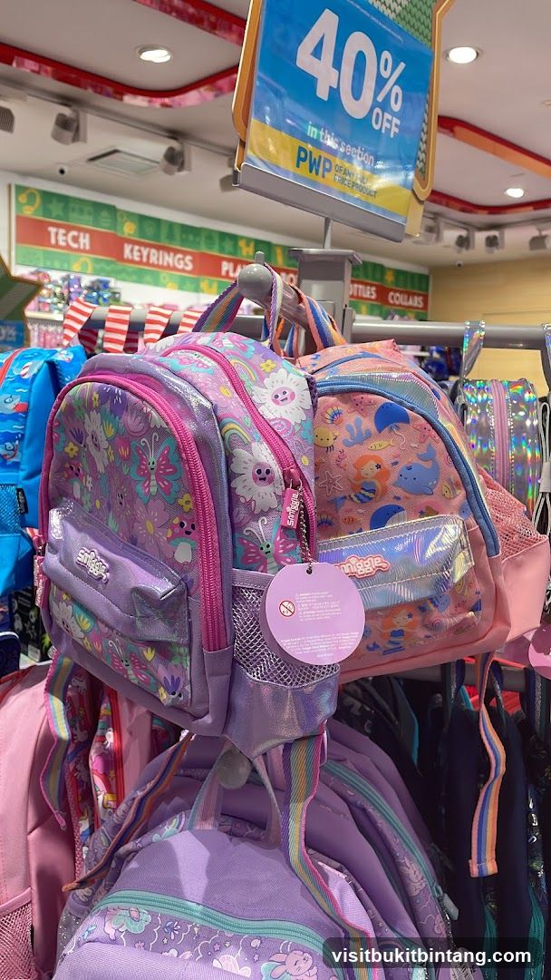 Colorful Backpacks on Display