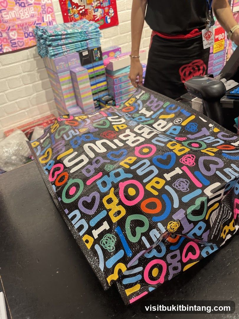 Branded Shopping Bag and Merchandise