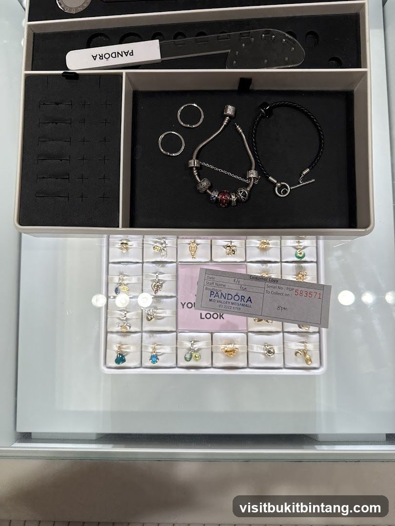 Pandora Jewelry Display