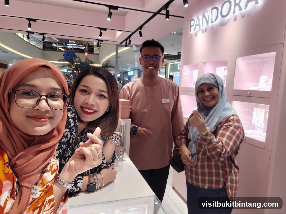 People in a jewelry store