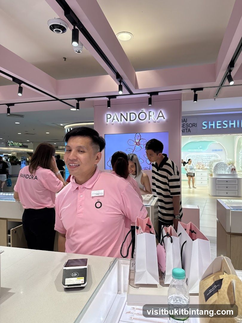 Pandora Store Interior