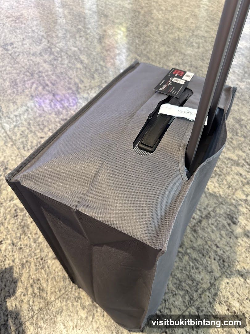 Gray Luggage Cover