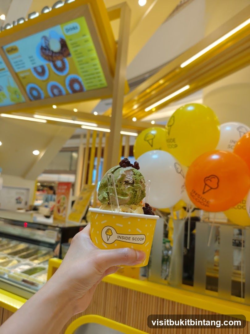 Ice Cream Cup with Balloons